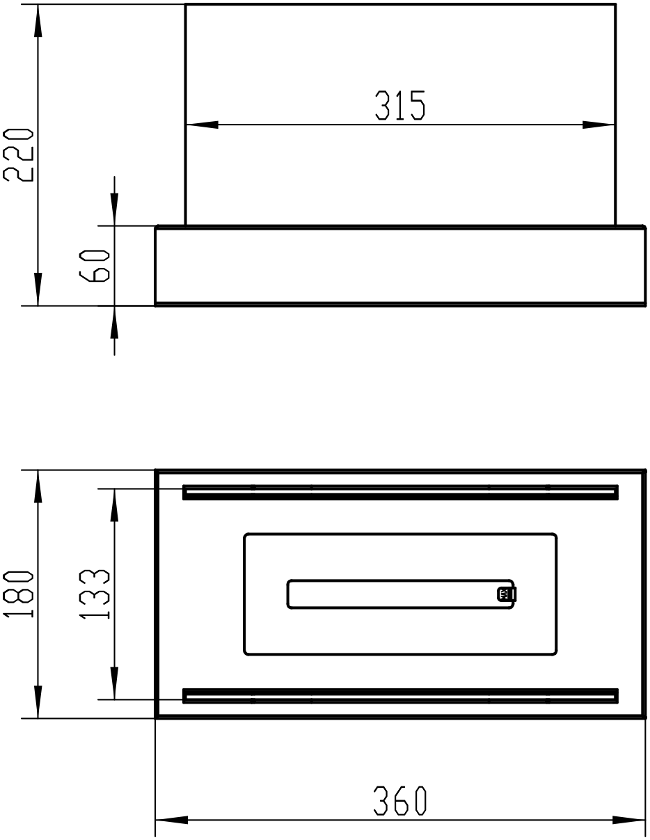 Biofireplace freestanding Glow black mat