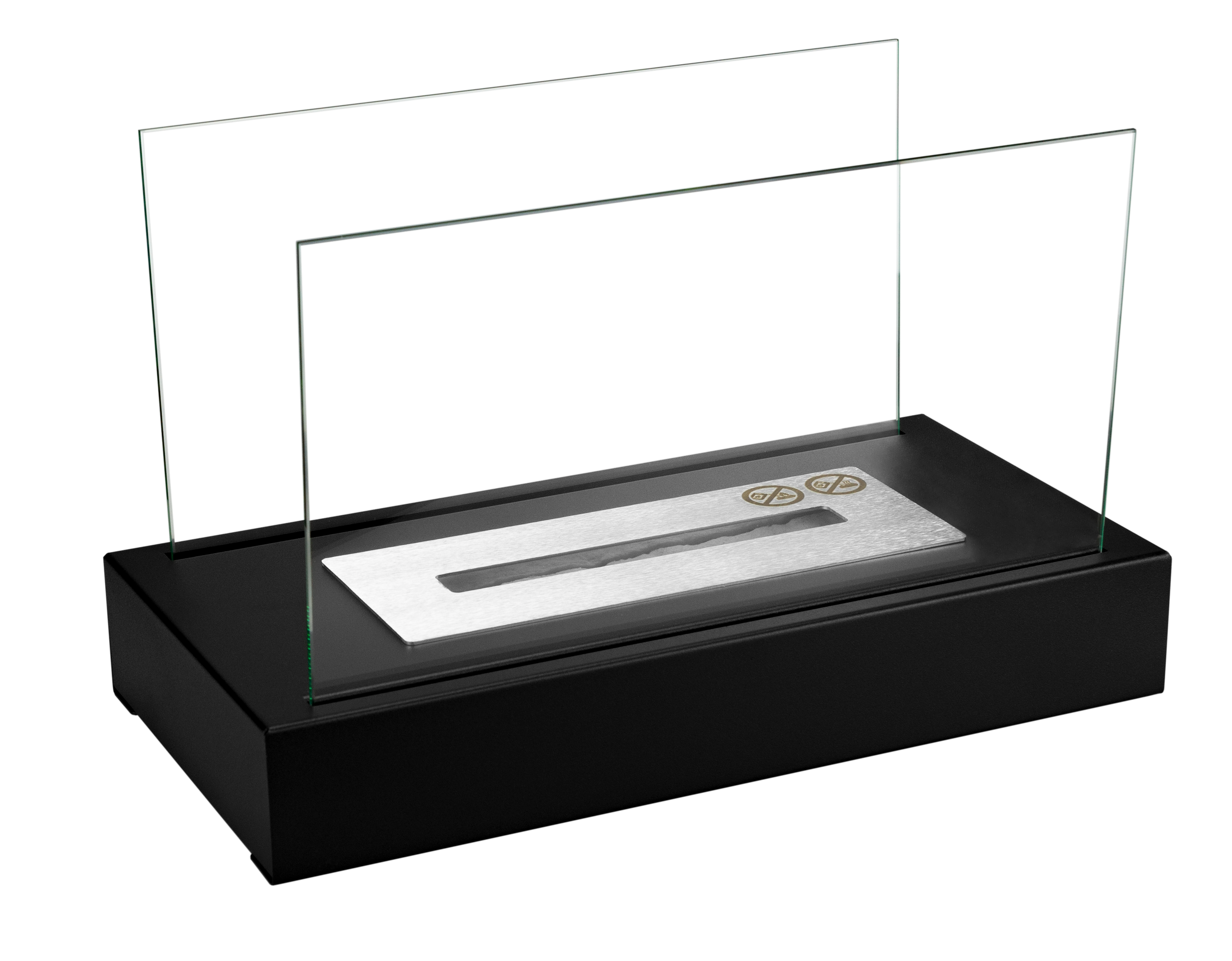 Biofireplace freestanding Glow black mat