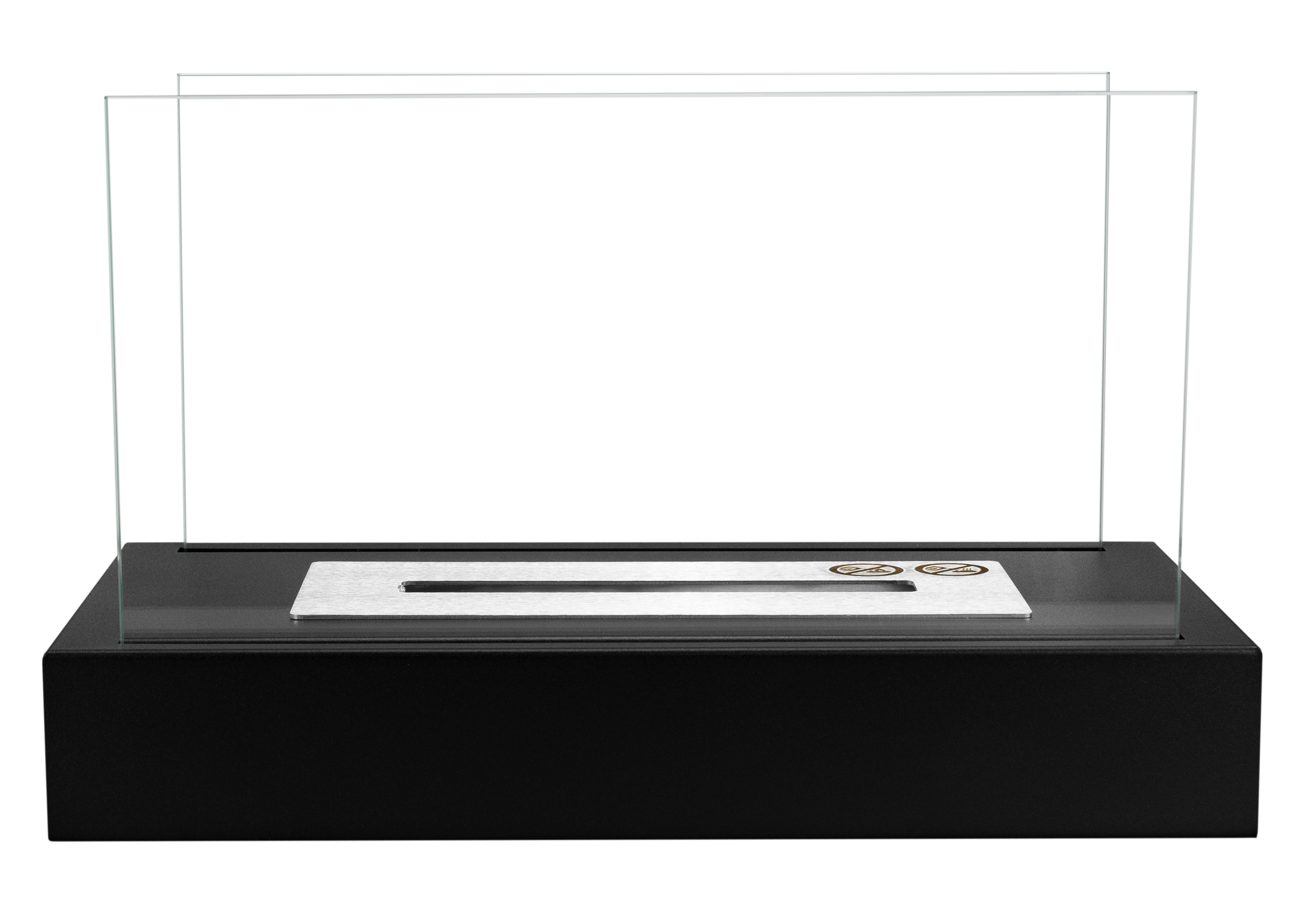 Biofireplace freestanding Glow black mat