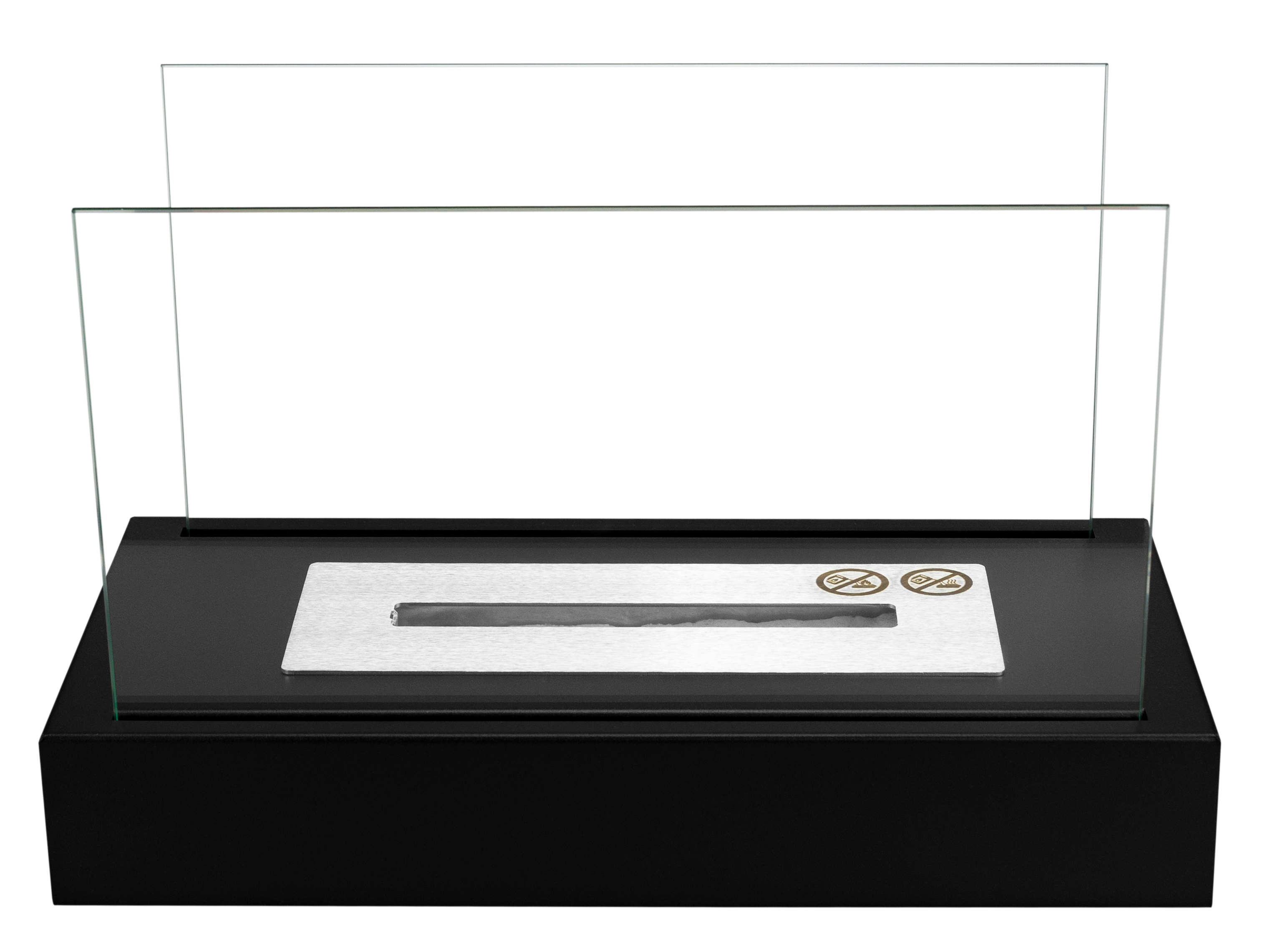 Biofireplace freestanding Glow black mat