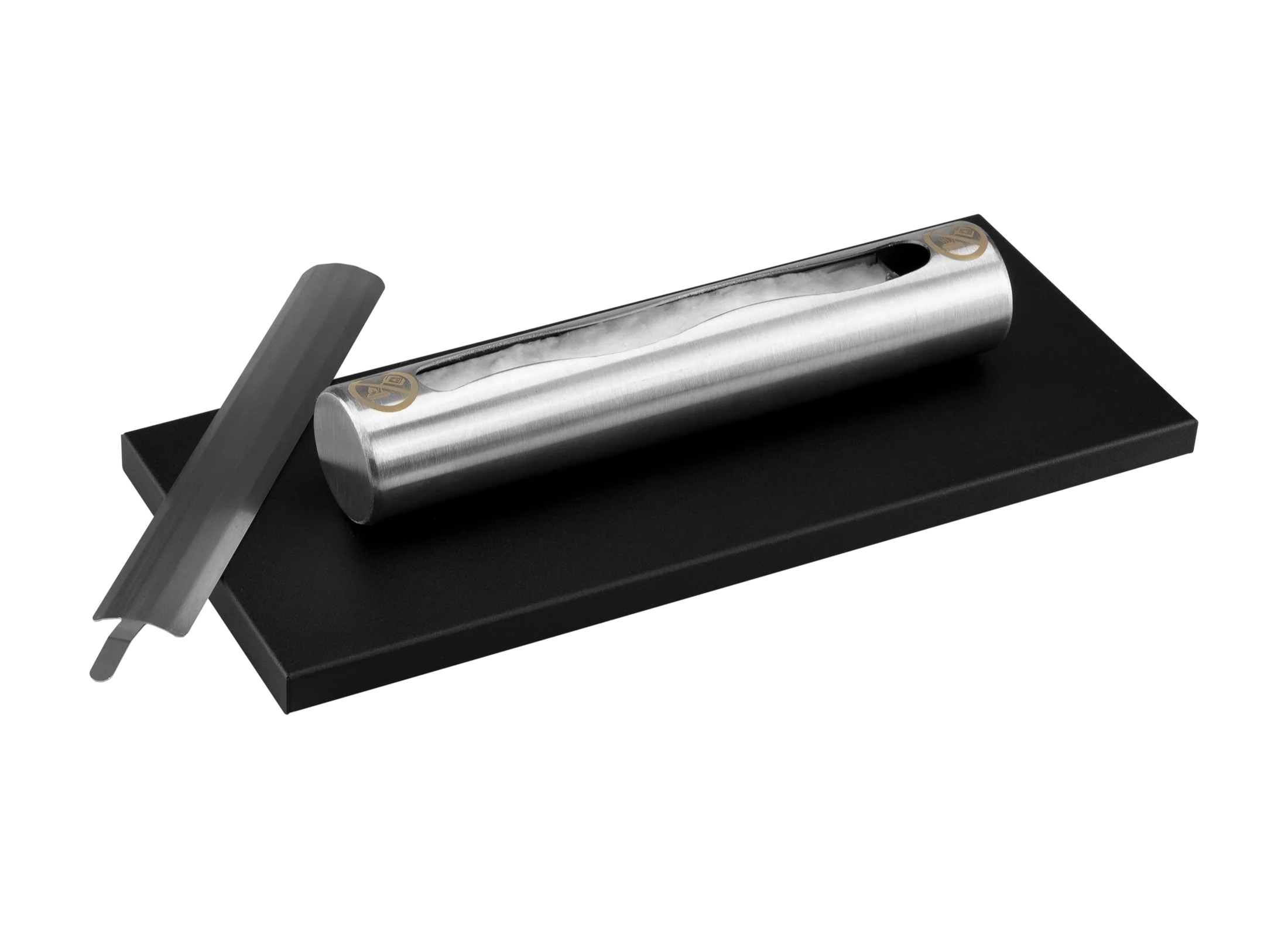 Biofireplace freestanding Stainless black matte