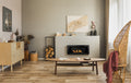Biofireplace Wall-mounted 900x400 black structural matte
