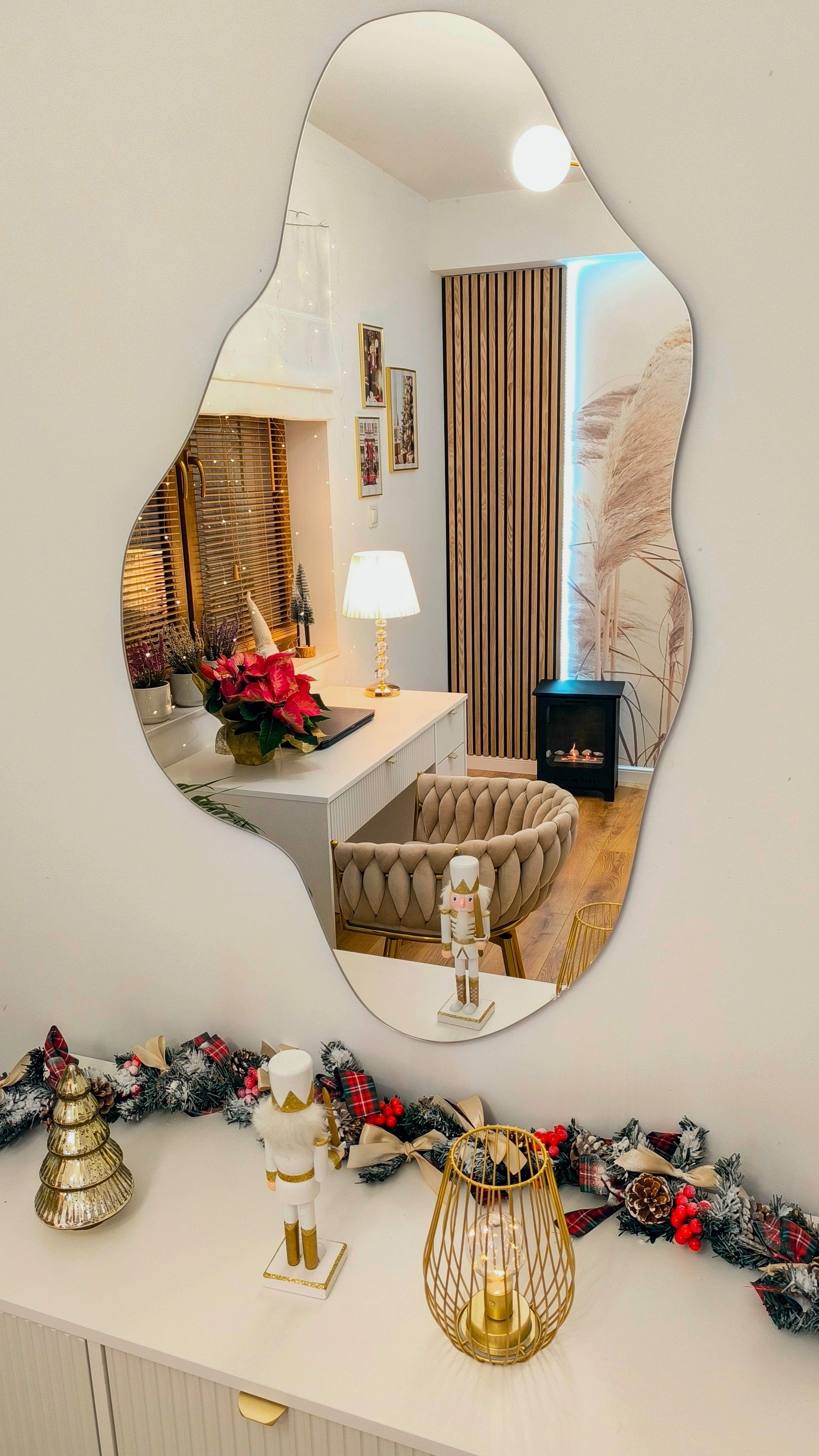 Biofireplace freestanding Koza Mini black matte with glass