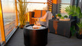 Biofireplace freestanding Moon black matte