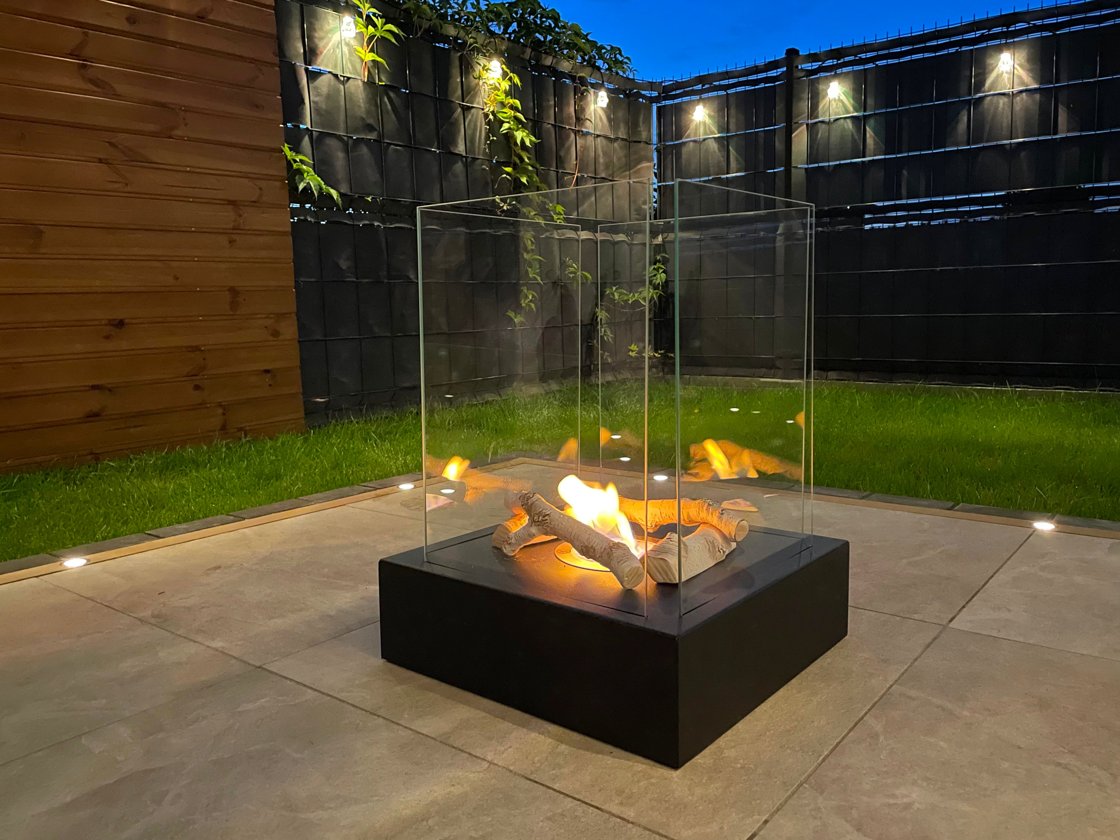 Biofireplace freestanding Sunset Garden black