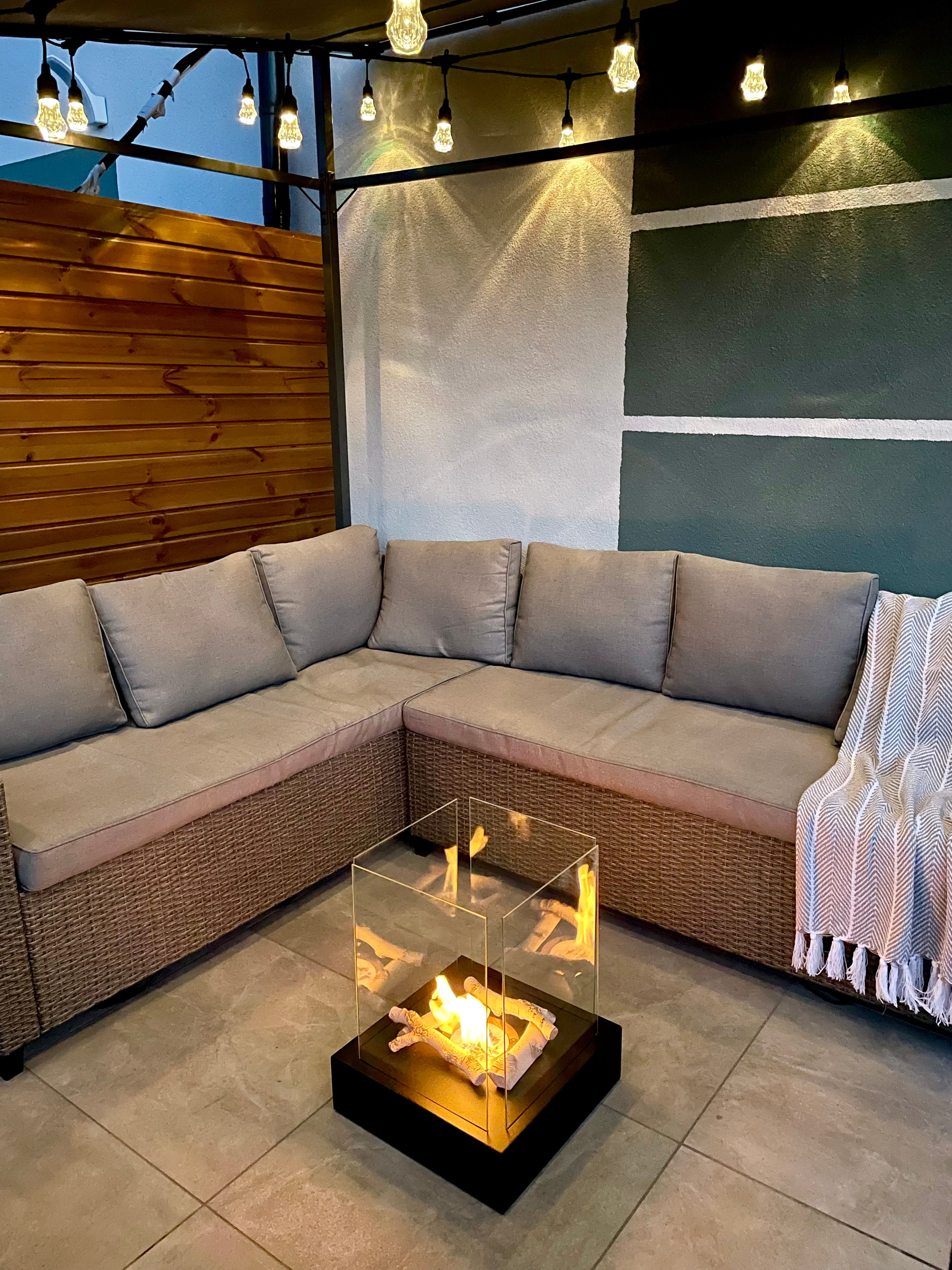 Biofireplace freestanding Sunset Garden black