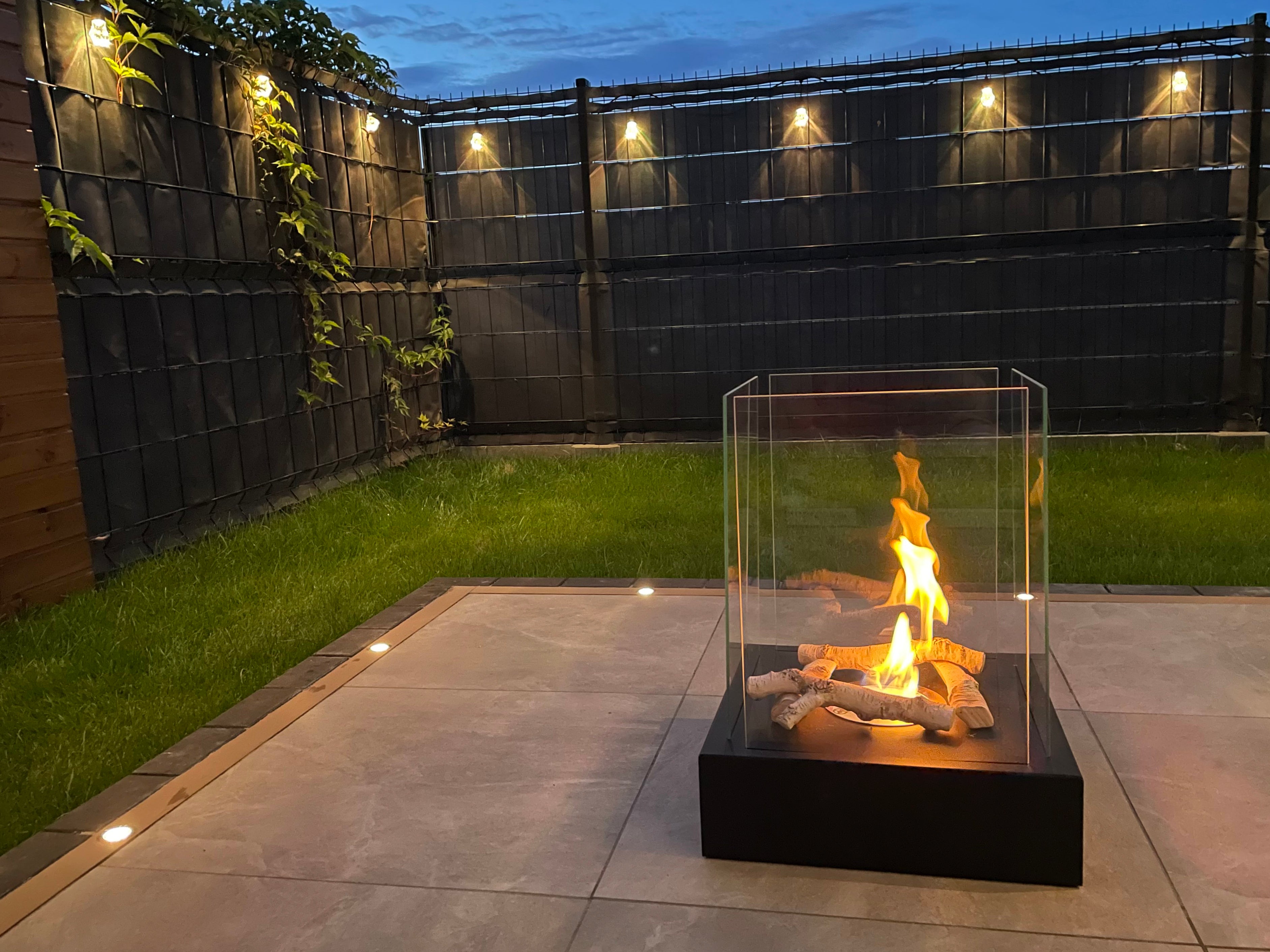 Biofireplace freestanding Sunset Garden black