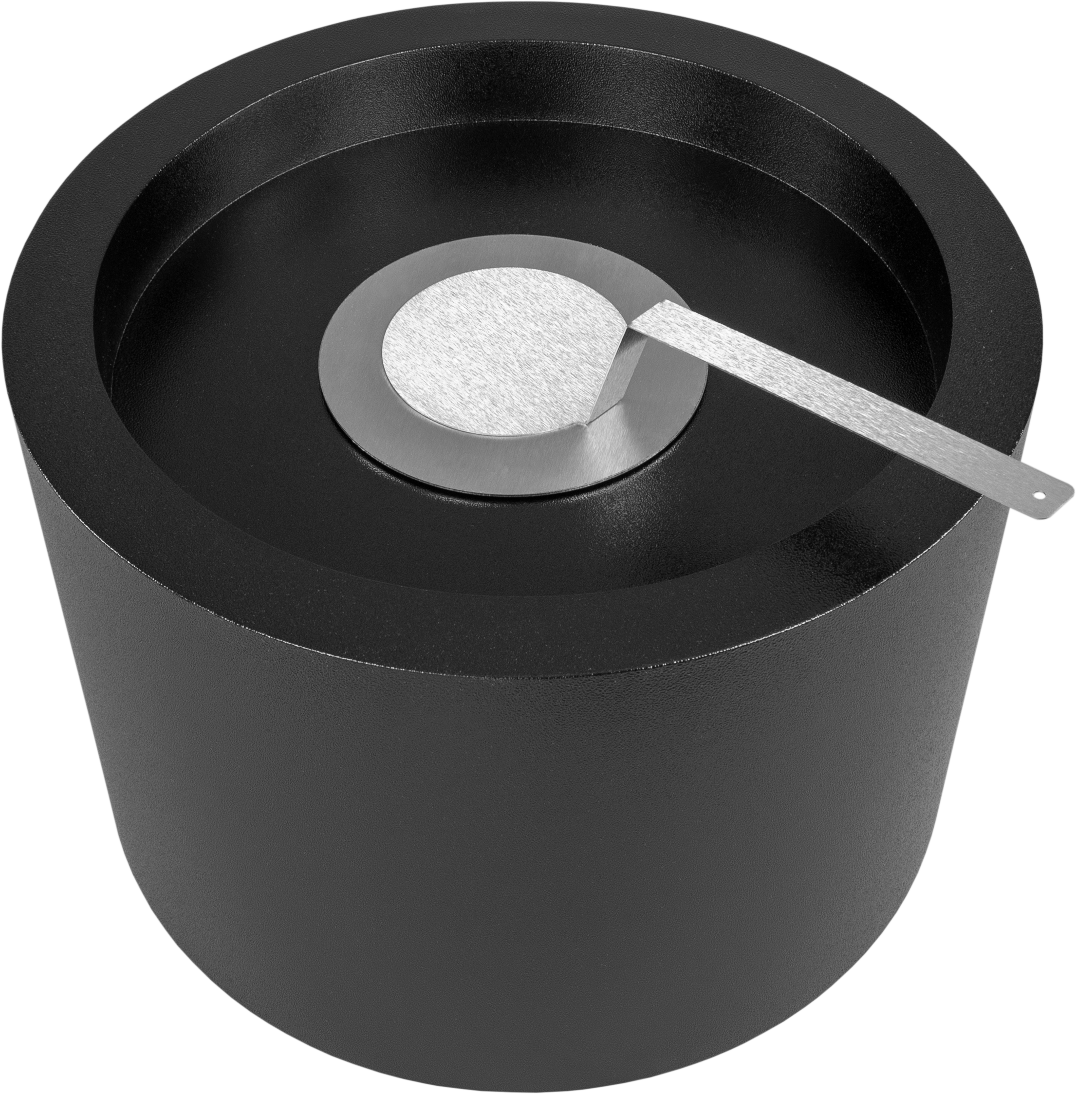 Biofireplace freestanding Moon black matte