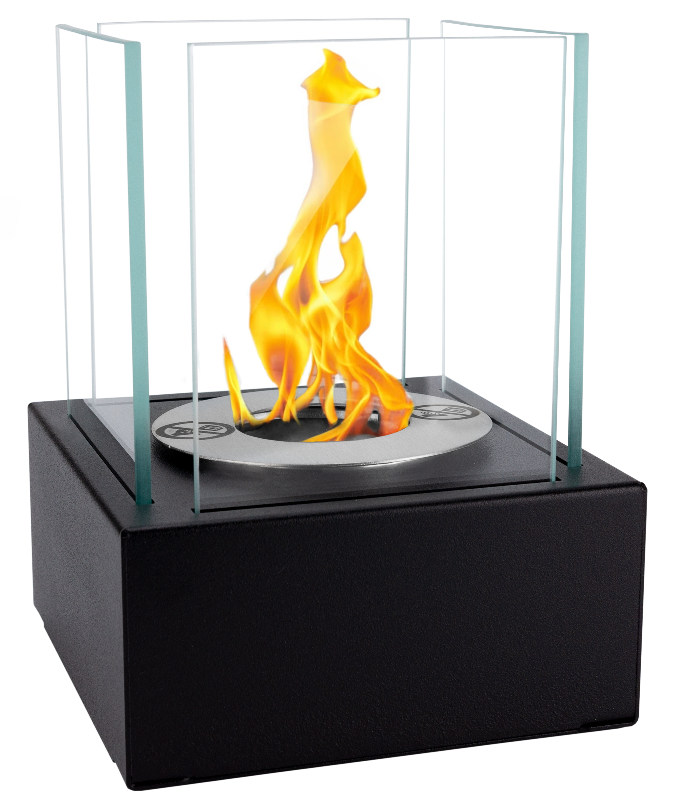 Biofireplace freestanding Smart black structural matte
