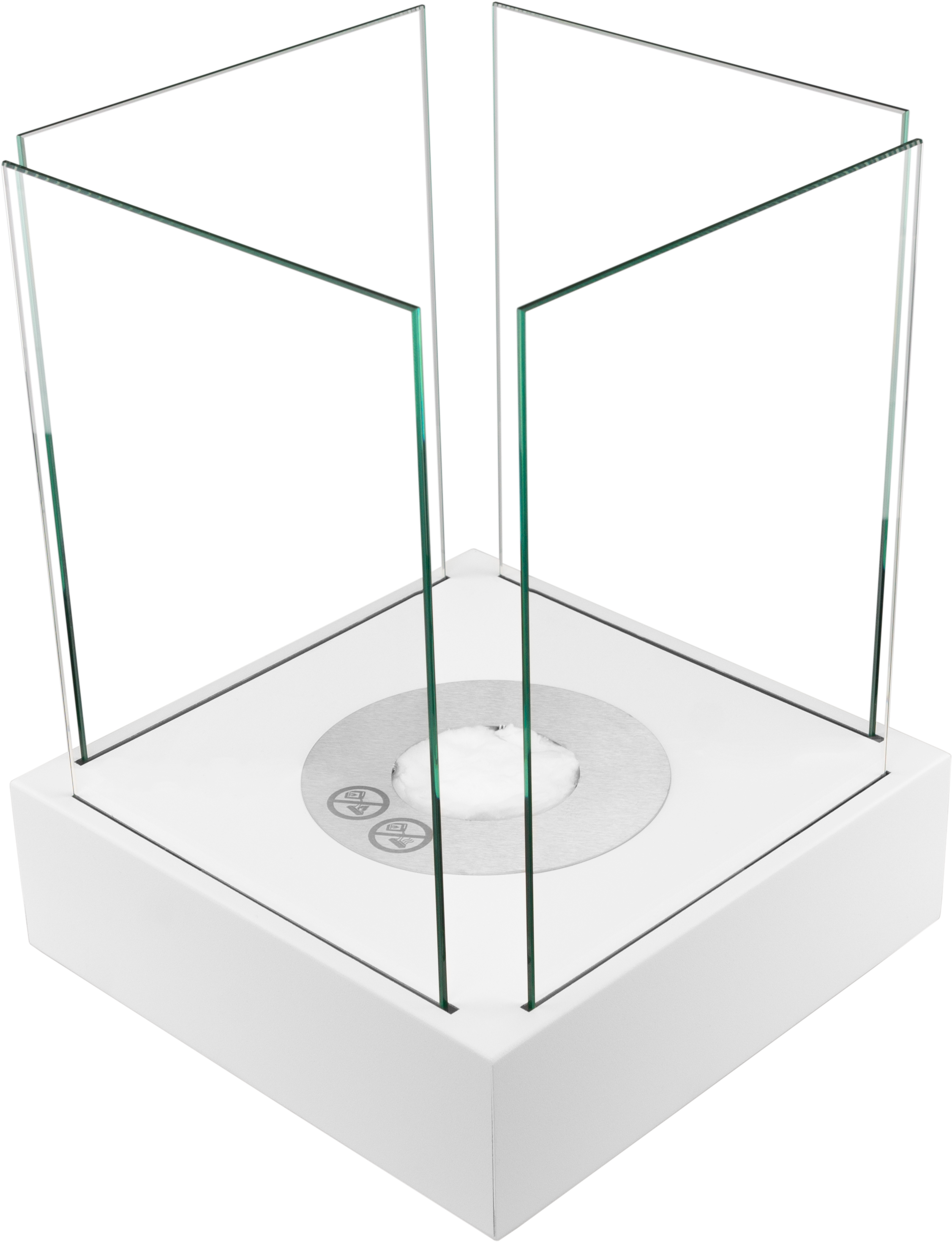 Biofireplace freestanding Sunset Garden Mini white matte