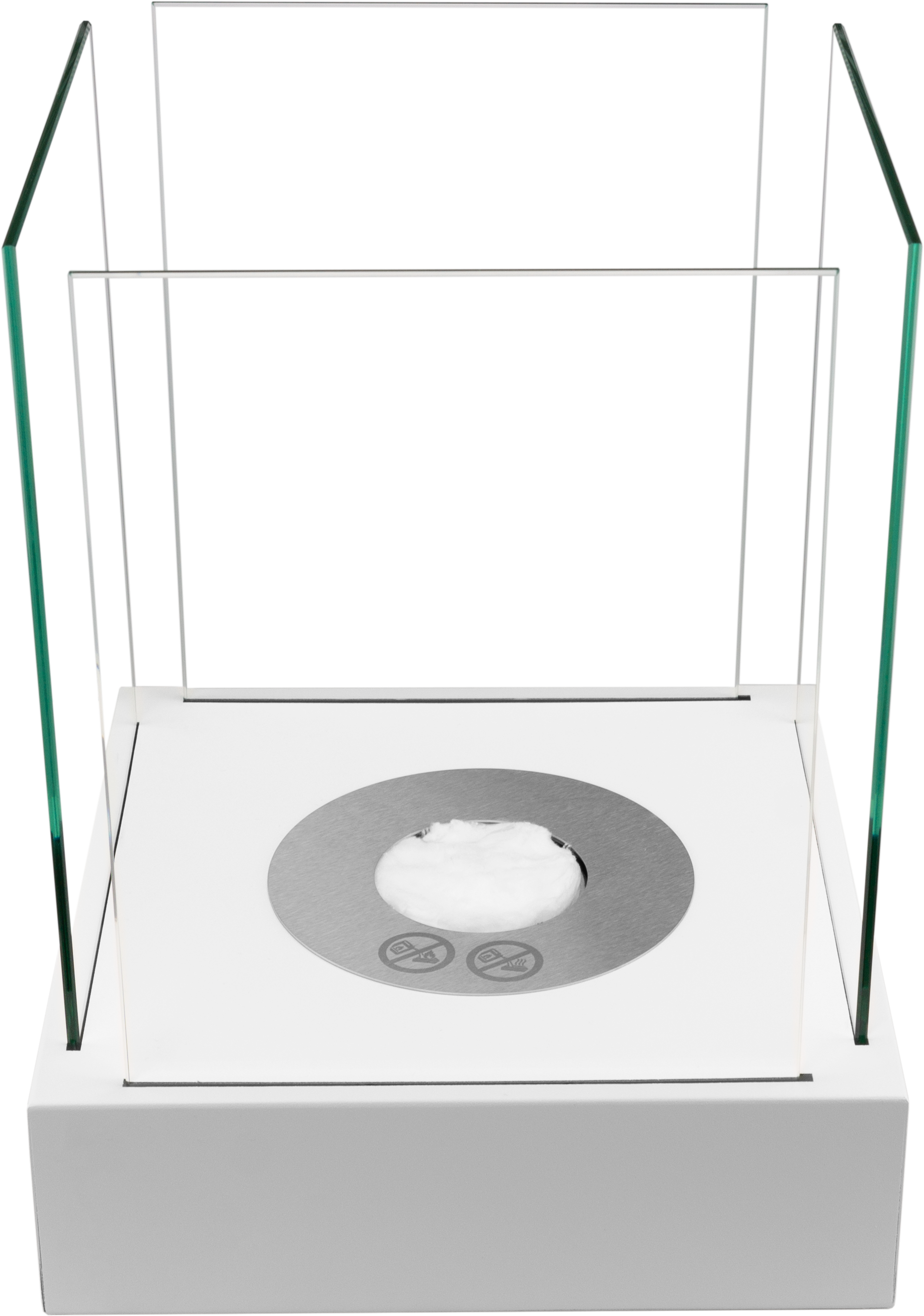 Biofireplace freestanding Sunset Garden Mini white matte