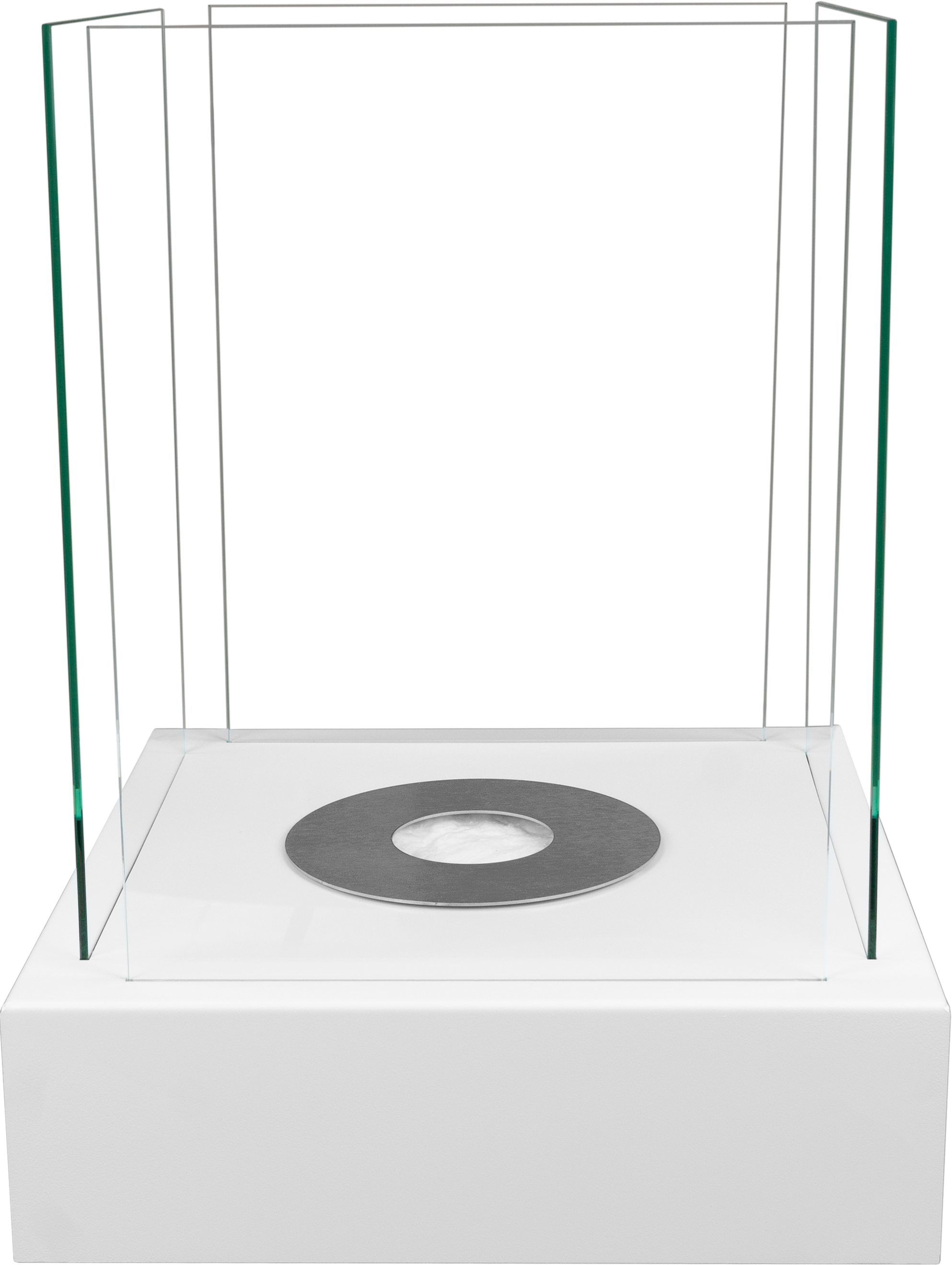 Biofireplace freestanding Sunset Garden white