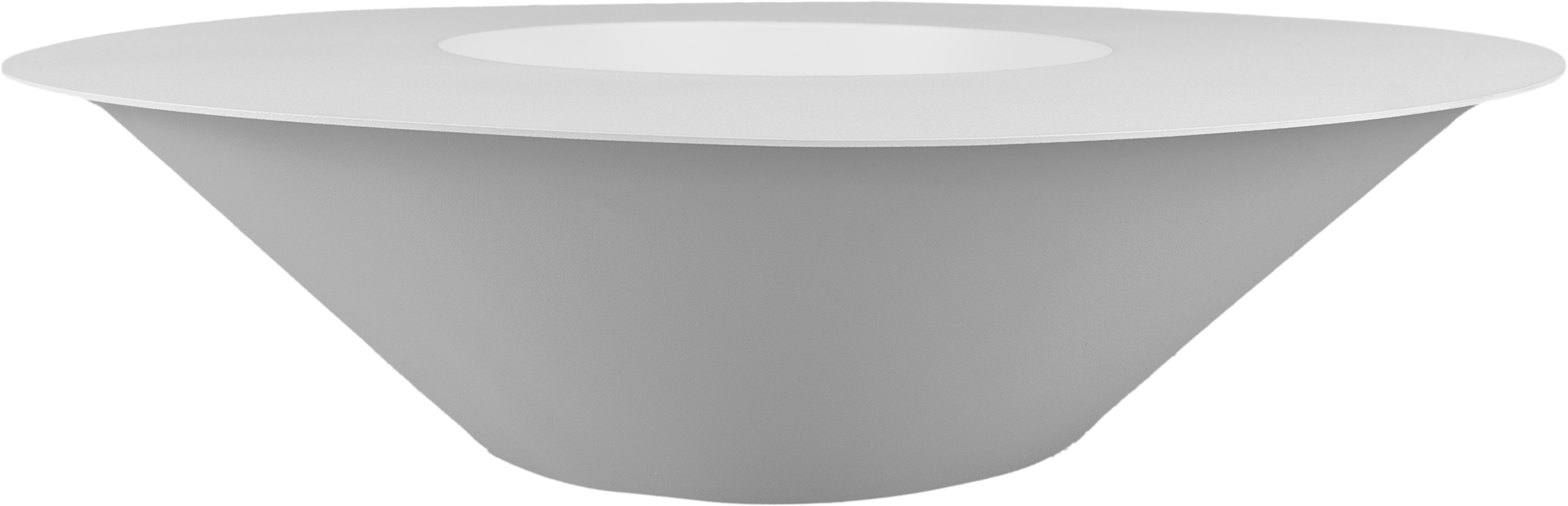 Biofireplace freestanding Universe white matte