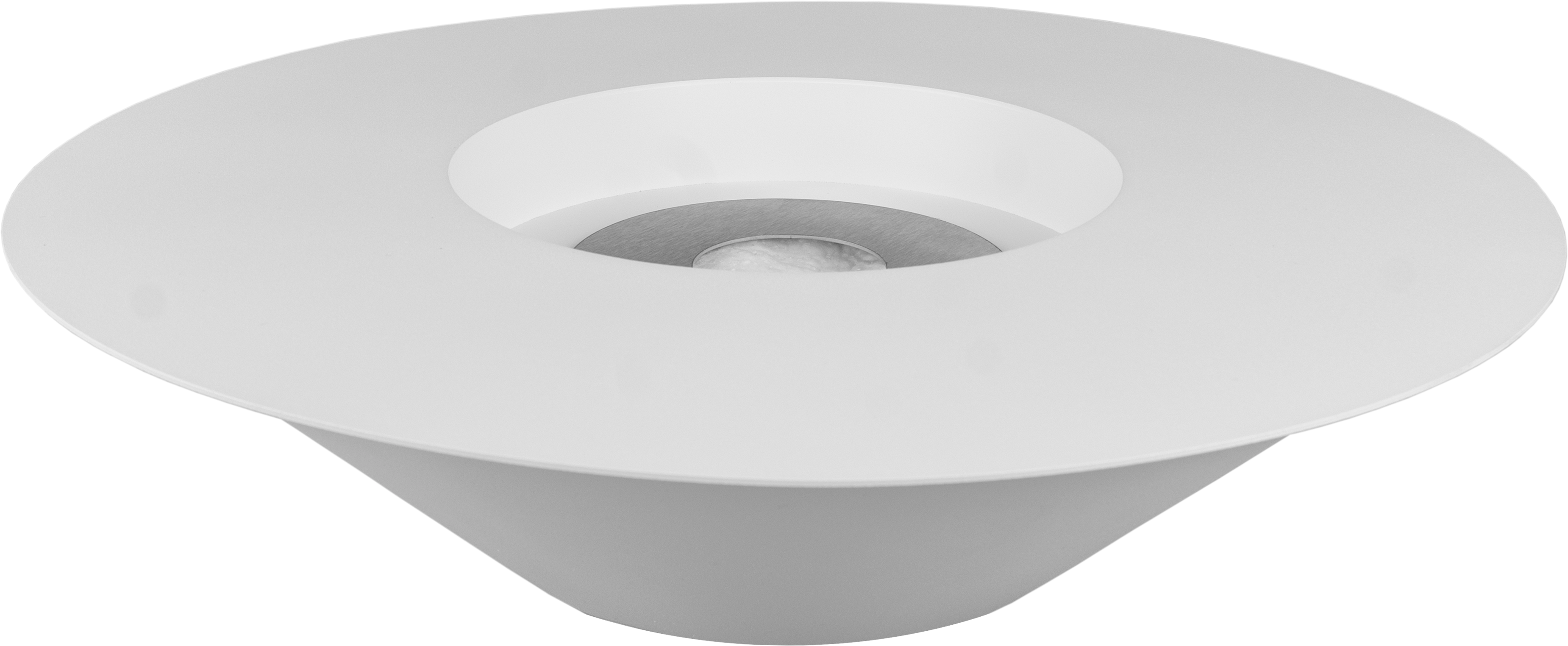 Biofireplace freestanding Universe white matte