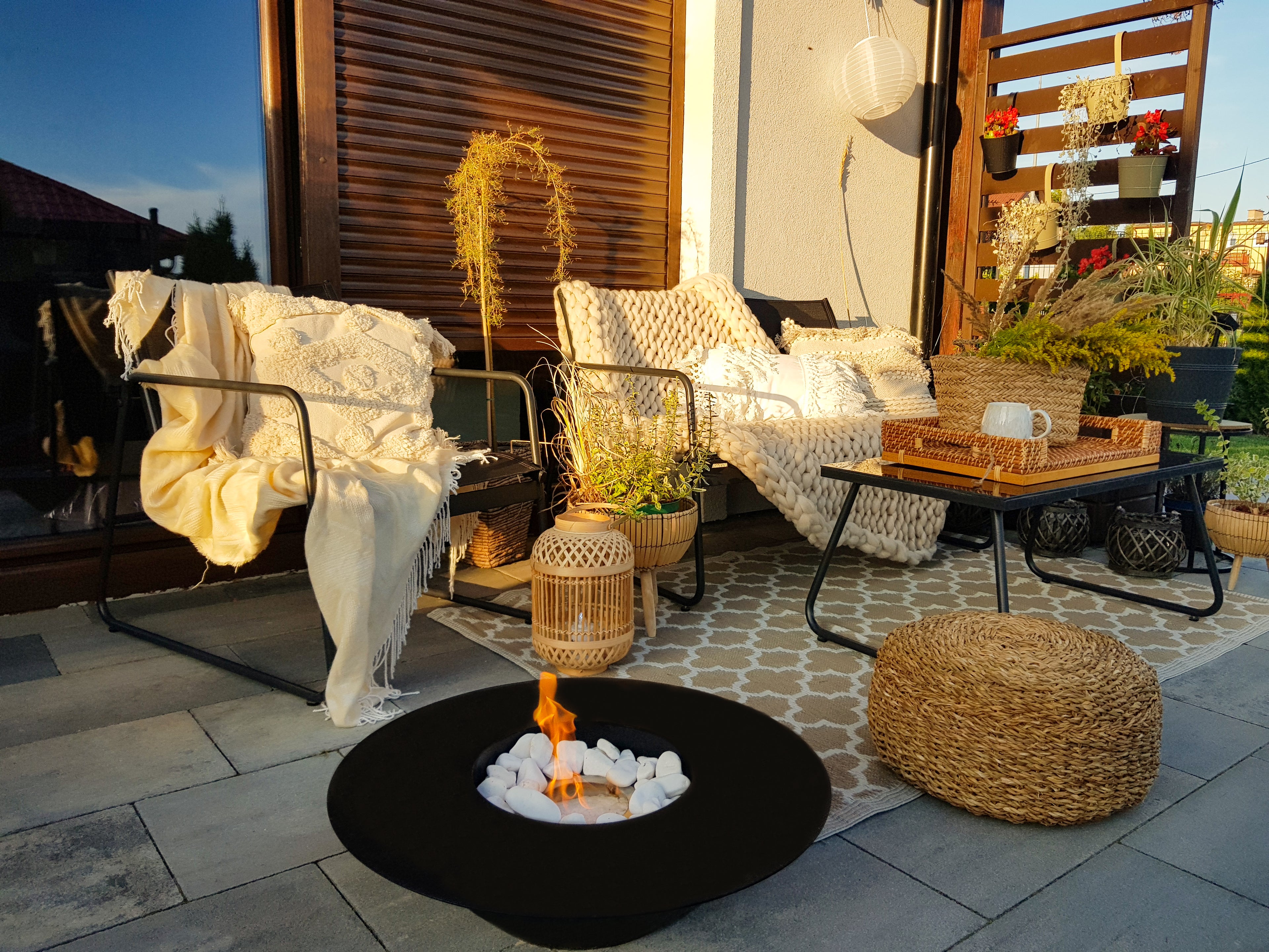 Biofireplace freestanding Universe black matte