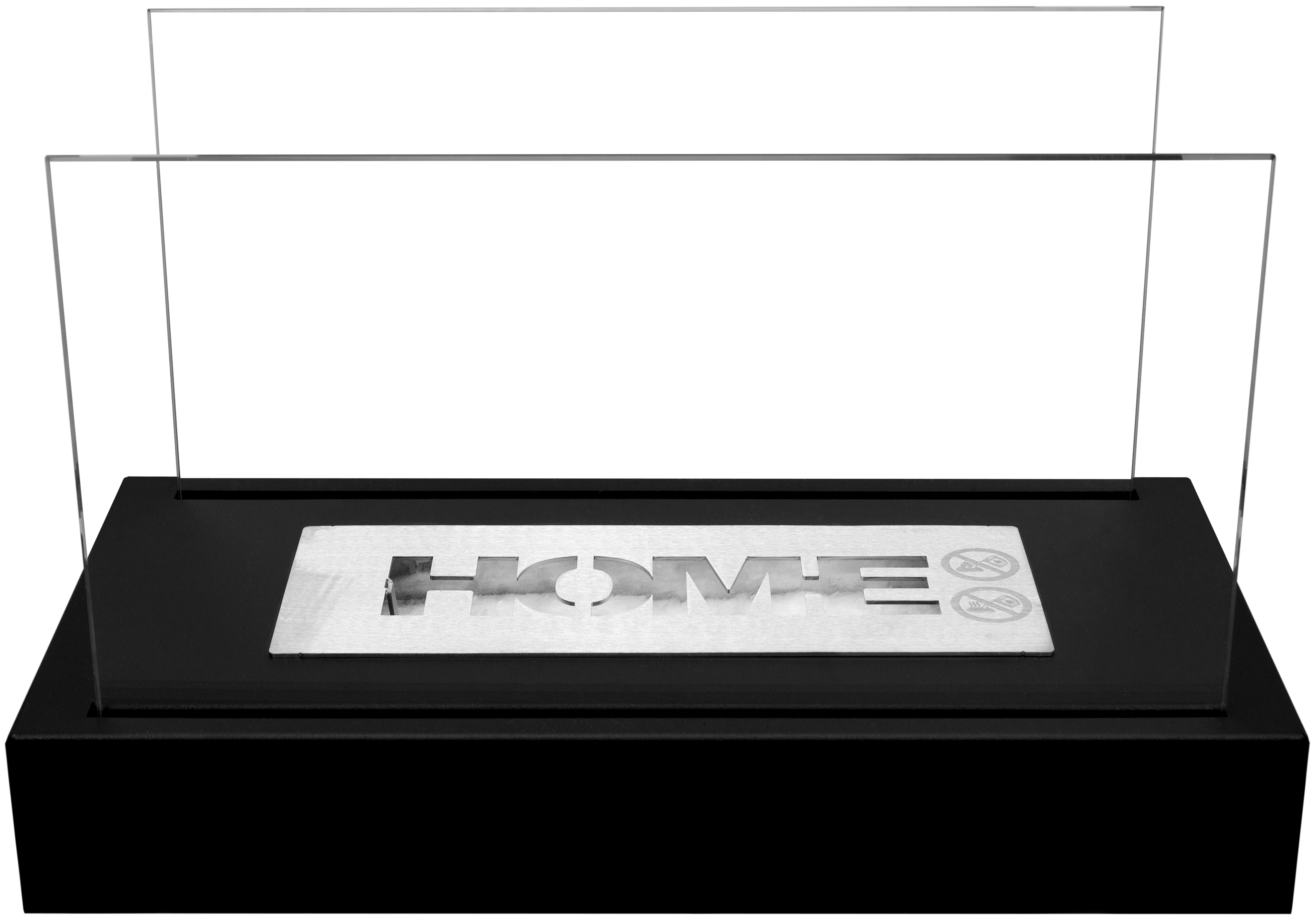 Biofireplace freestanding Home black structural matte