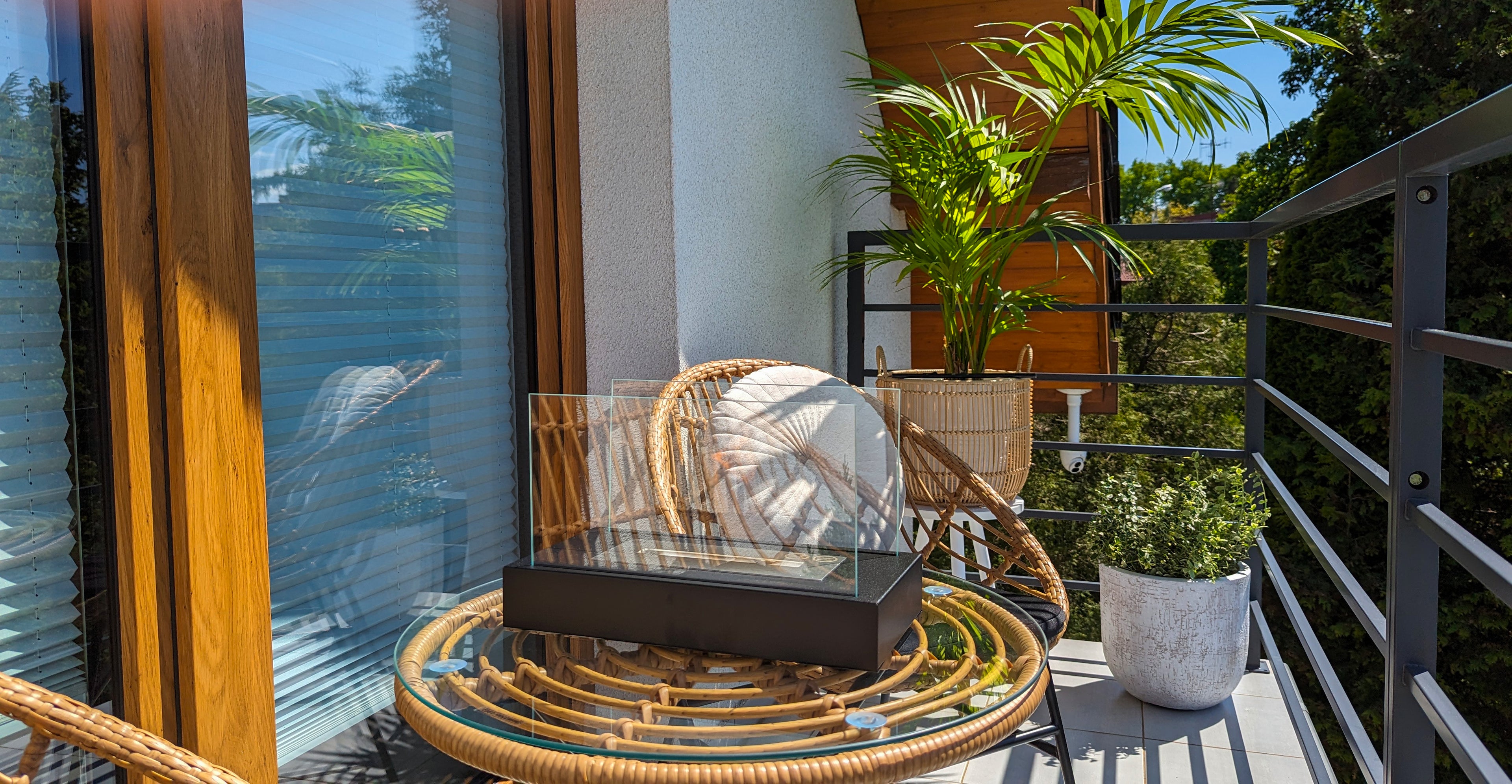 Biofireplace freestanding Glow black mat