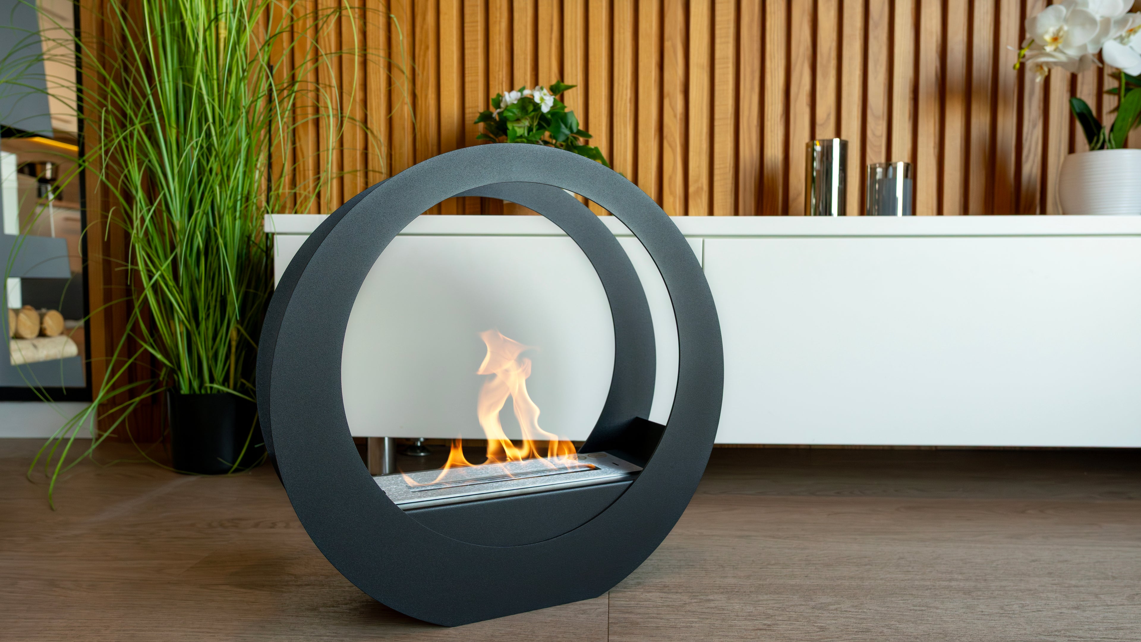 Biofireplace freestanding Only black matte