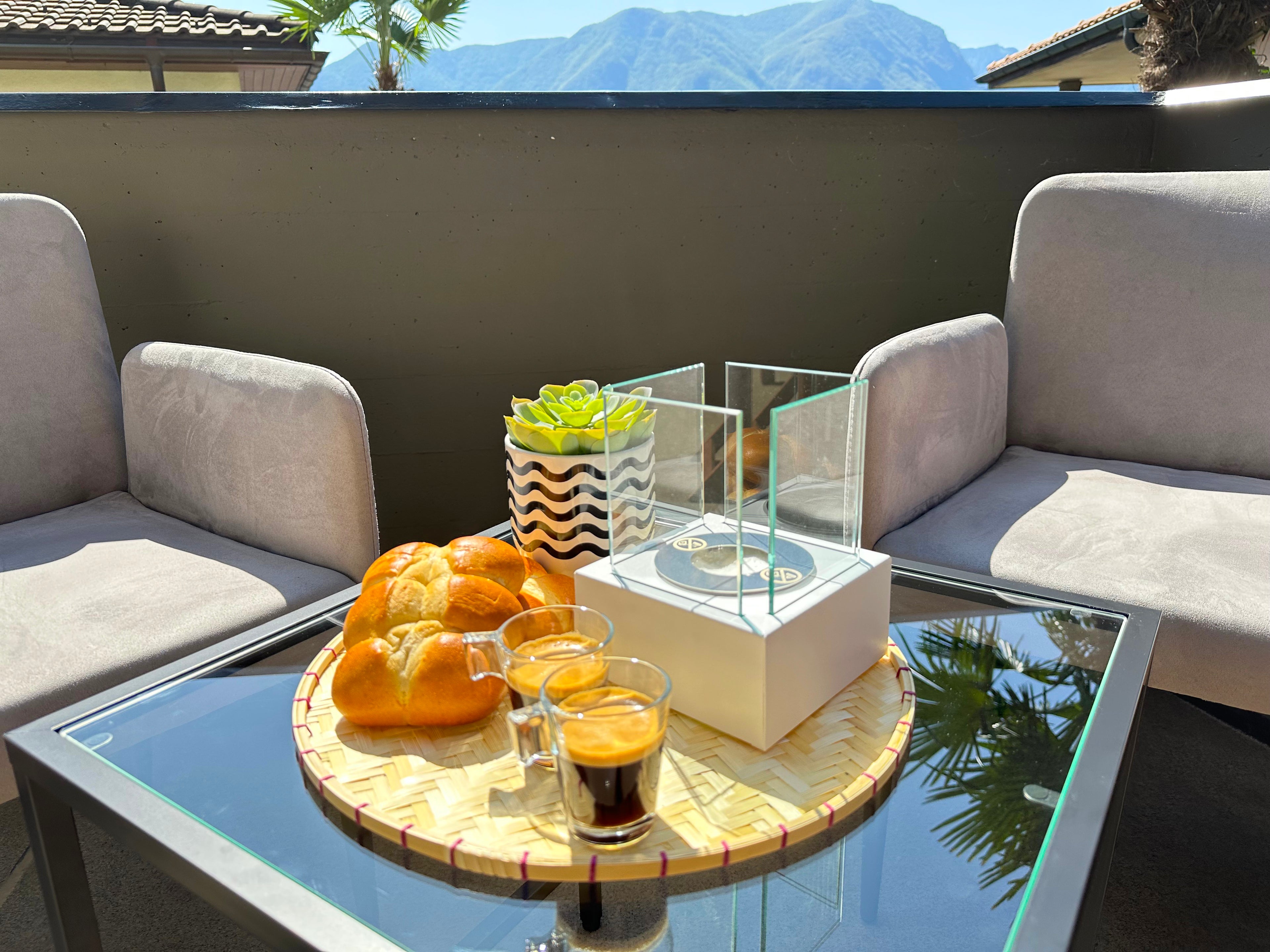 Biofireplace freestanding Smart white structural matte