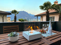 Biofireplace freestanding Sunset Garden Mini white matte