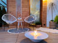 Biofireplace freestanding Universe white matte