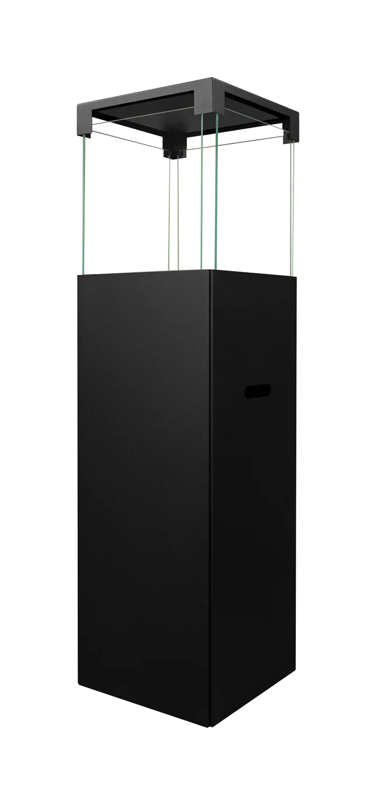 Biofireplace freestanding Patio black matte