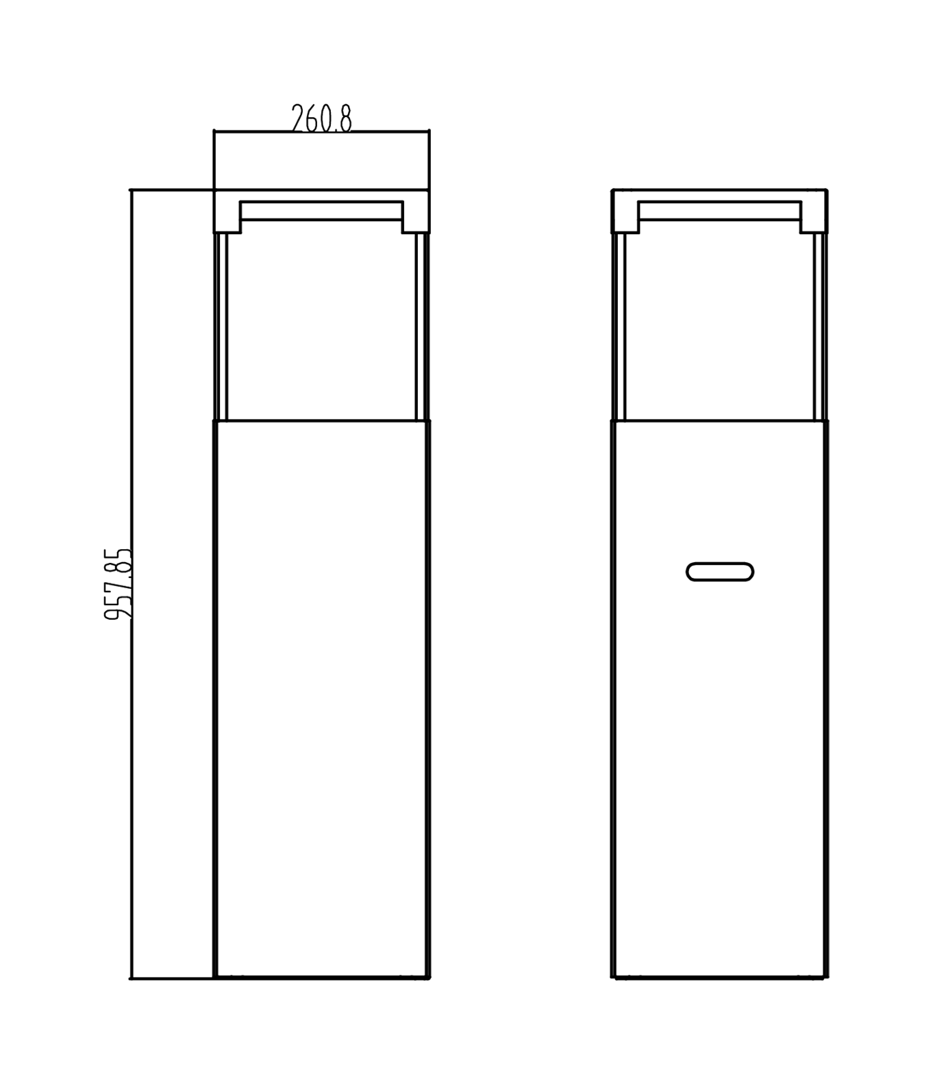 Biofireplace freestanding Patio black matte