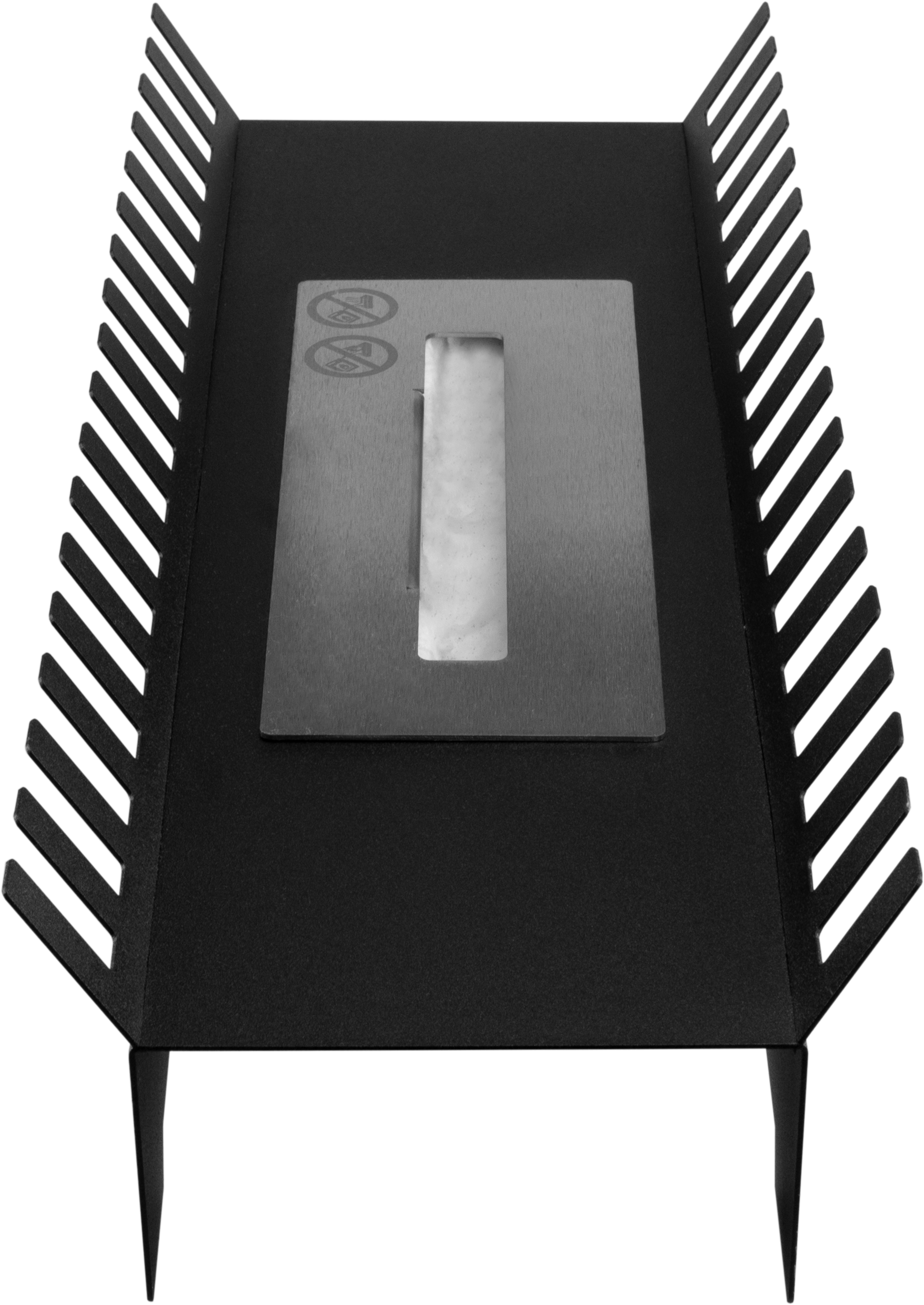 Biofireplace freestanding insert Feniks black matte