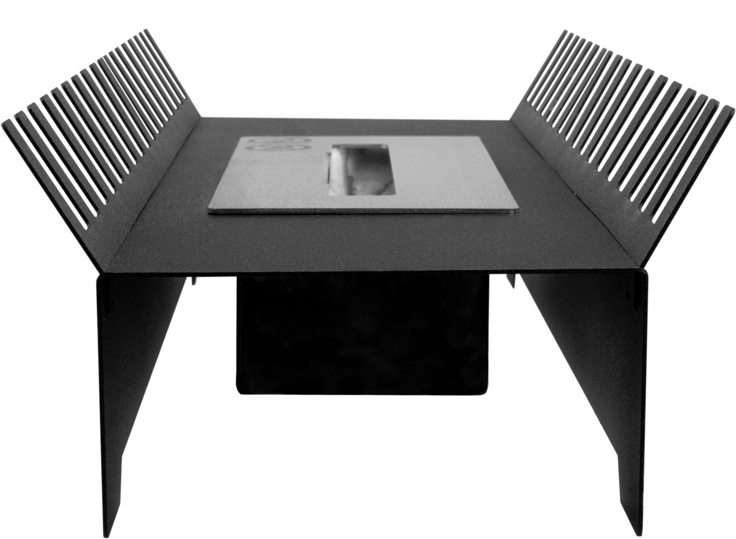 Biofireplace freestanding insert Feniks black matte